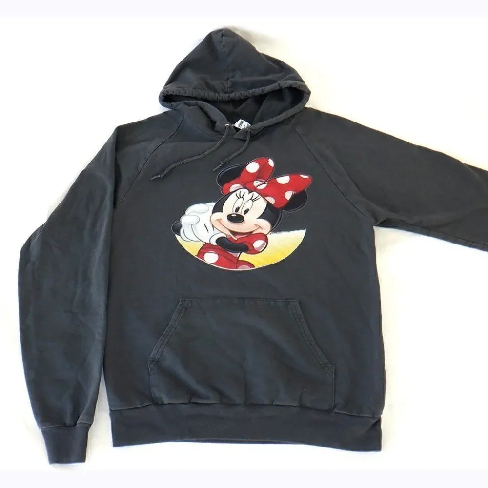 Minnie Mouse dark gray hoodie